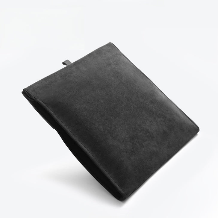 Organizador plegable para coche Alcantara con protección contra patadas