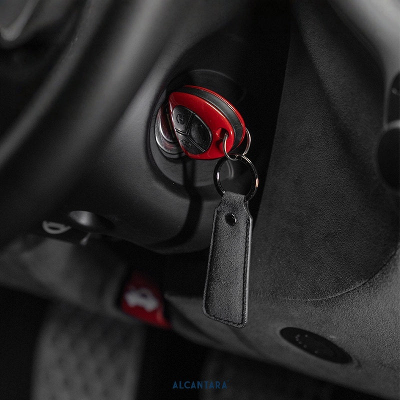 Alcantara Keychain – Premium Car Key Holder with European Automotive Design