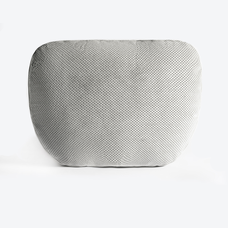 100% Alcantara Maybach Car Neck Pillow for Headrest white | Racesio.com