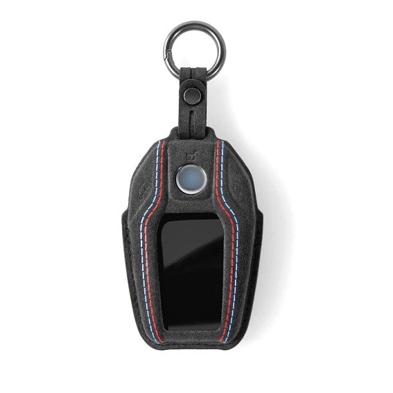 Alcantara Key Fob Cover for BMW LCD Screen Car Key 2 | Racesio