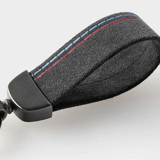 Alcantara Key Fob Cover for BMW LCD Screen Car Key 4| Racesio