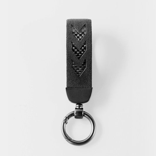 Alcantara Key Fob Cover for Cadillac Escalade 4 Buttons Key Dark Grey 3 | Racesio.com