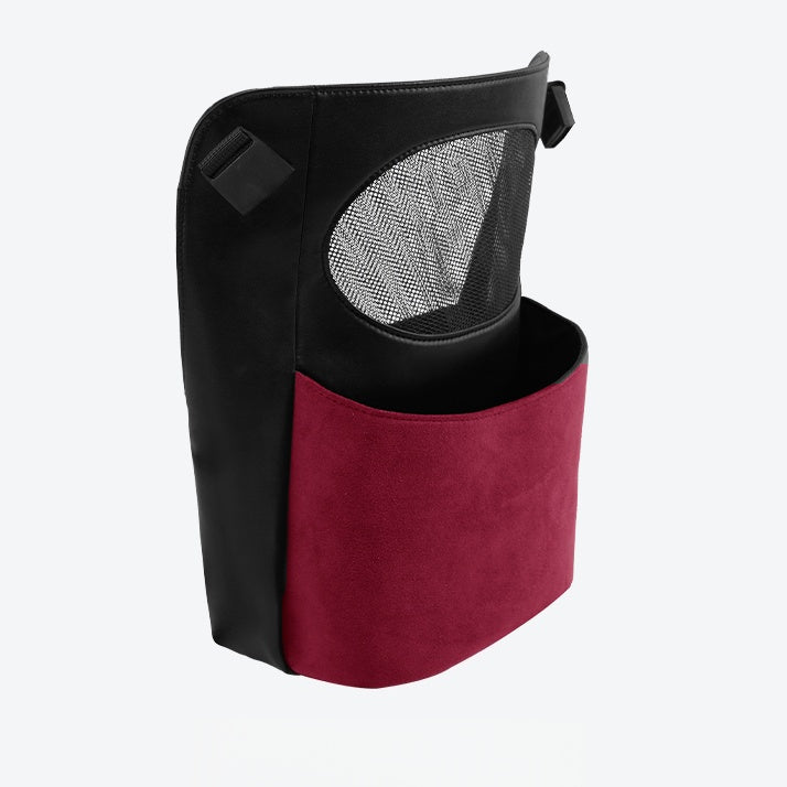 Divisor de asiento de coche y caja de almacenamiento Alcantara: barrera antimascotas
