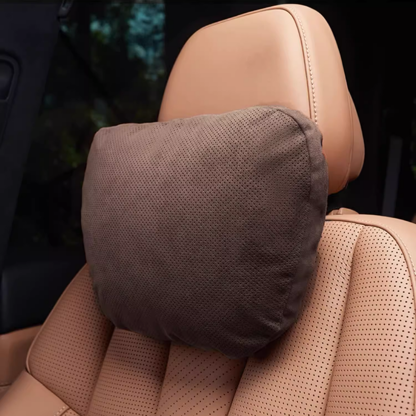 100% Alcantara Maybach Car Neck Pillow for Headrest