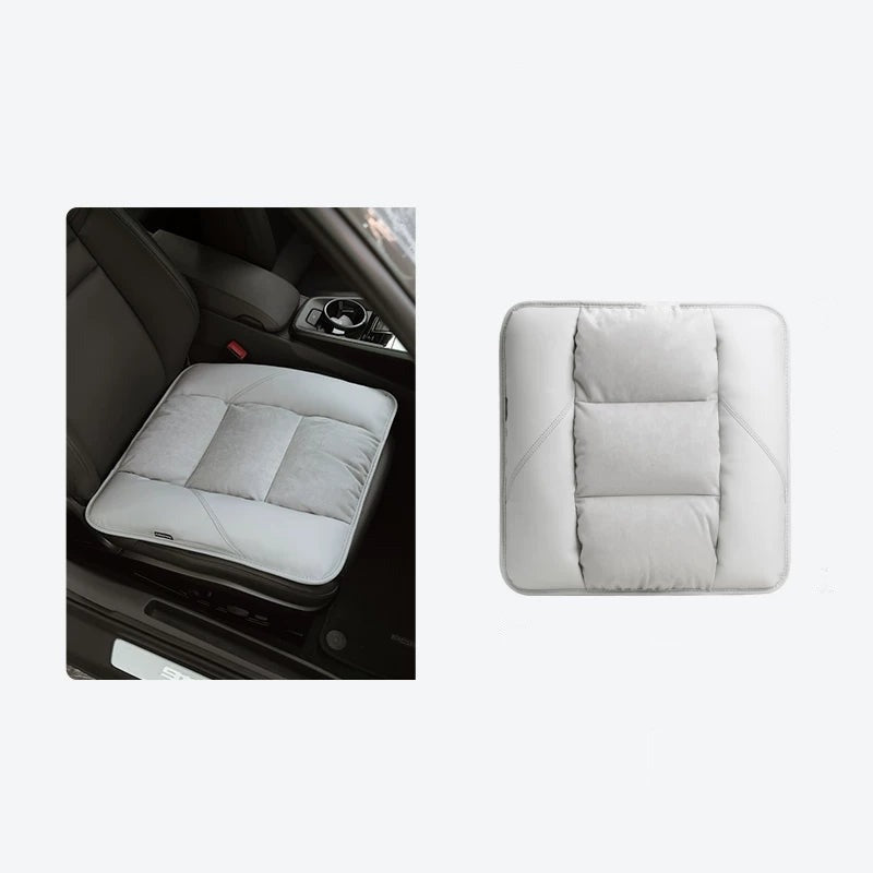Alcantara Car Seat Cushion – Thick Warm Anti-Slip Winter Seat Pad 10