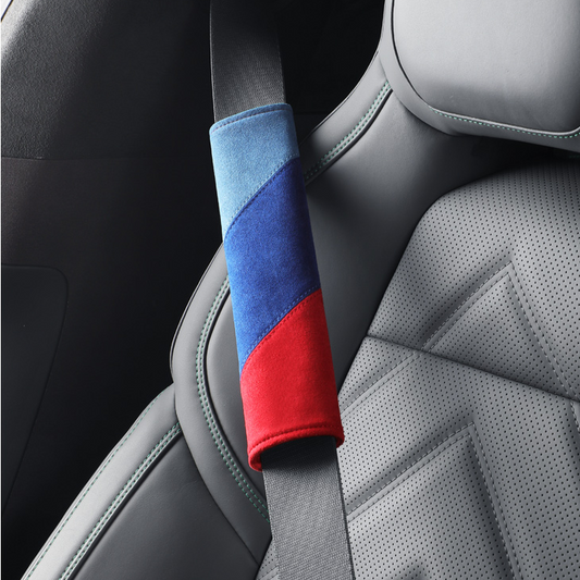 BMW M Performance Alcantara seat belt cover by Racesio
