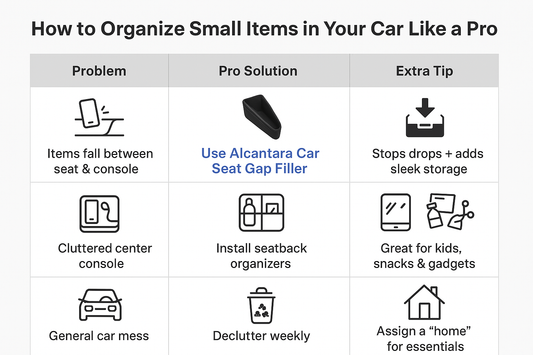 How to Organize Small Items in Your Car Like a Pro | racesio.com