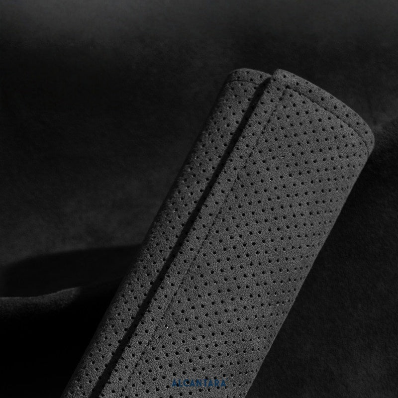 Alcantara Seat Belt Cover – Premium Comfort Shoulder Pad with European Automotive Design - Racesio