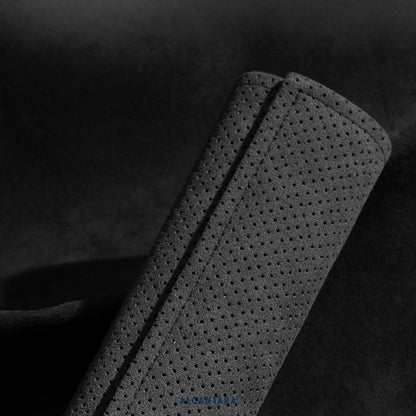 Alcantara Seat Belt Cover – Premium Comfort Shoulder Pad with European Automotive Design - Racesio