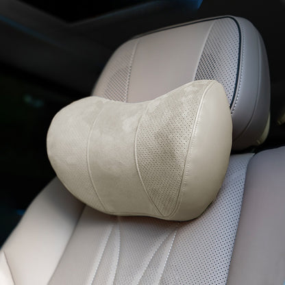 Alcantara Memory Foam Headrest Pillow