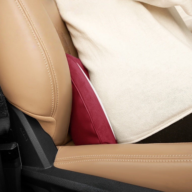 Alcantara Memory Foam Lumbar & Hip Support Cushion