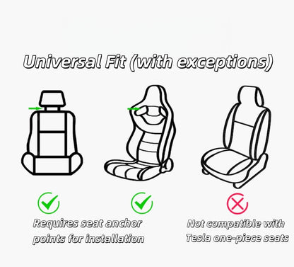 Divisor de asiento de coche y caja de almacenamiento Alcantara: barrera antimascotas