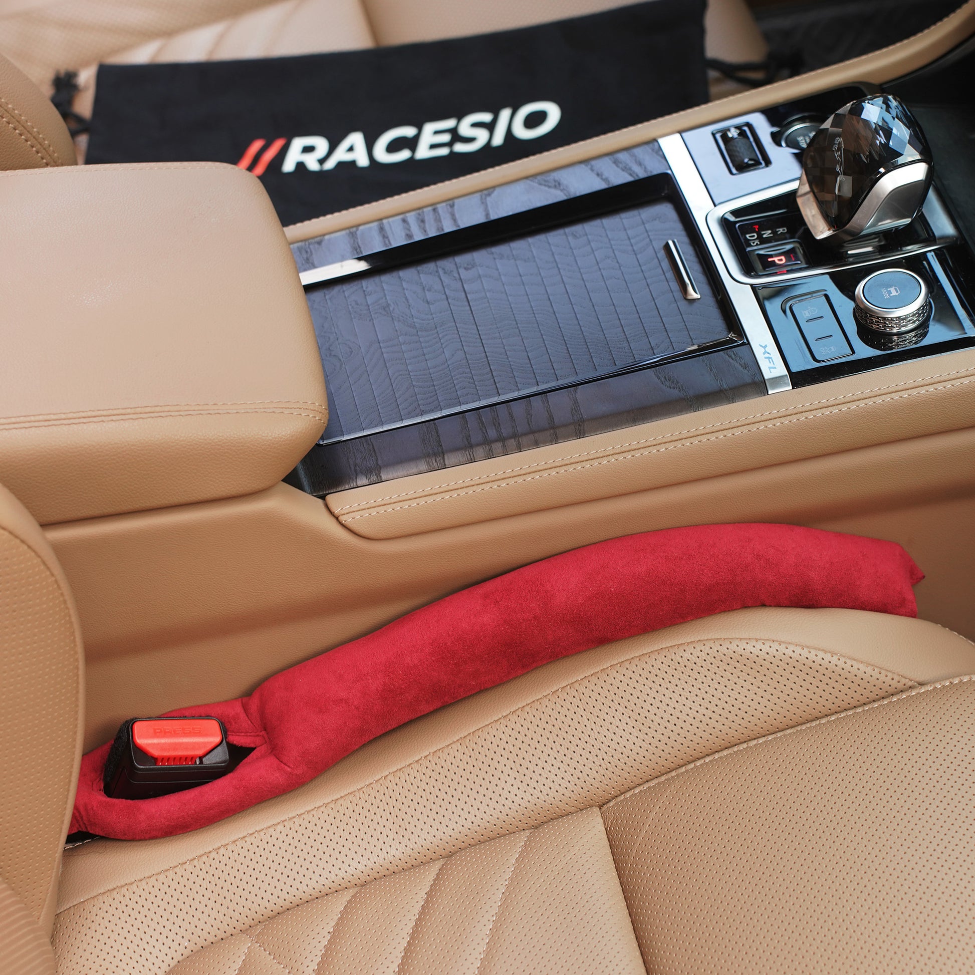 Alcantara Car Seat Gap Filler - Drop Stop 1 | Racesio