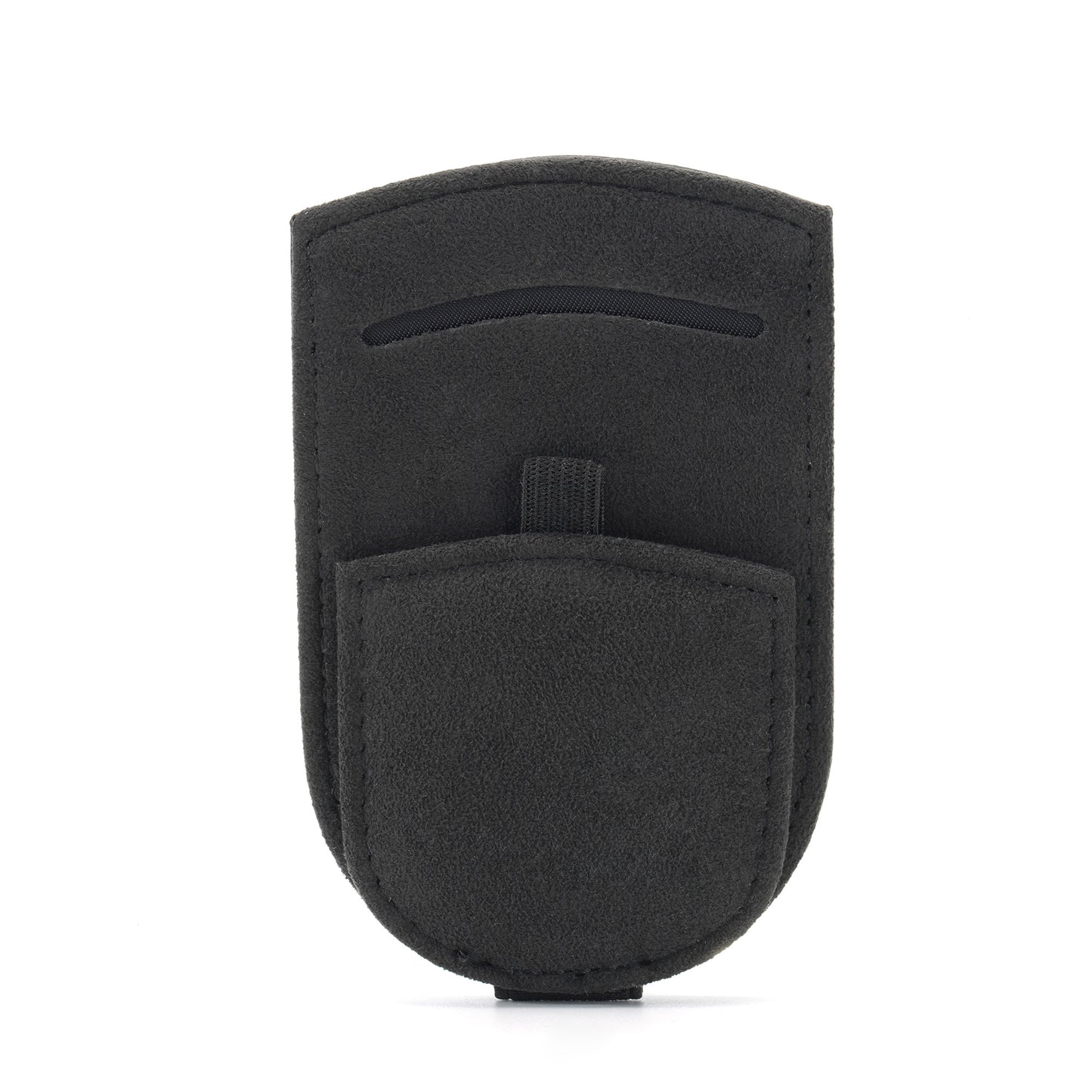 Alcantara Car Visor Glasses Holder & Cardholder 3 | Racesio.com