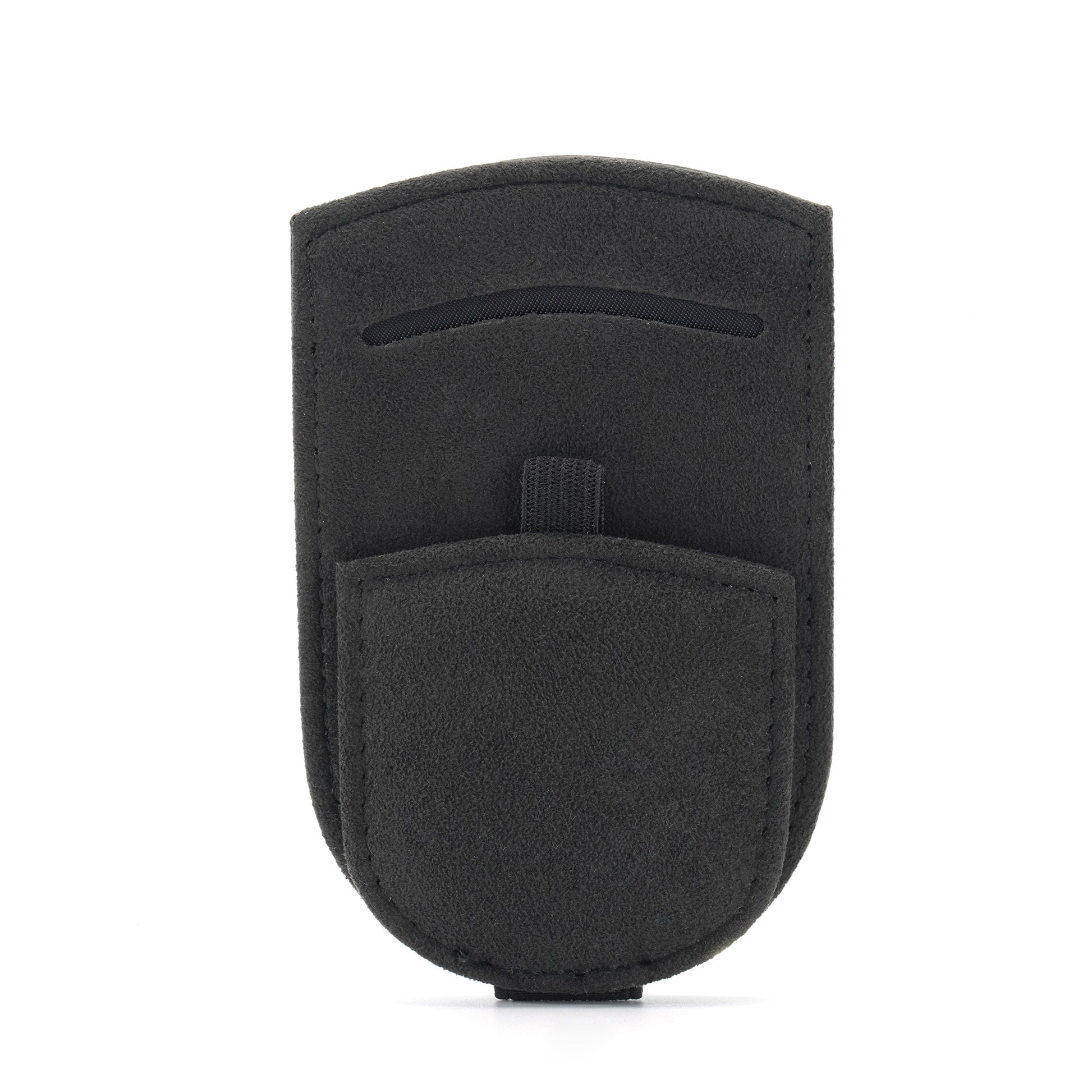 Alcantara Car Visor Glasses Holder & Cardholder 3 | Racesio.com