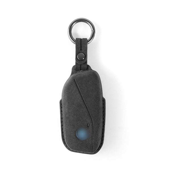 Alcantara Key Fob Cover for BMW 7 Series and More Dark Grey 2 | Racesio.com