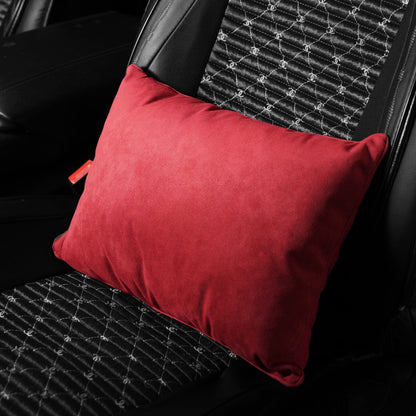 Alcantara Car Lumbar Support Pillow - Racesio