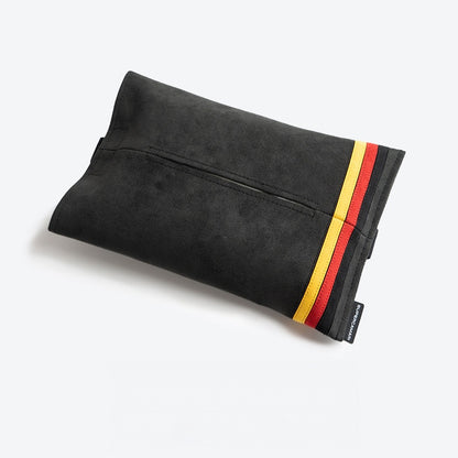 Alcantara Car Tissue Holder – Hangs from Headrest or Visor (German Edition)