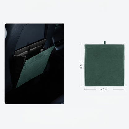 Alcantara Foldaway Car Organizer with Kick Protection
