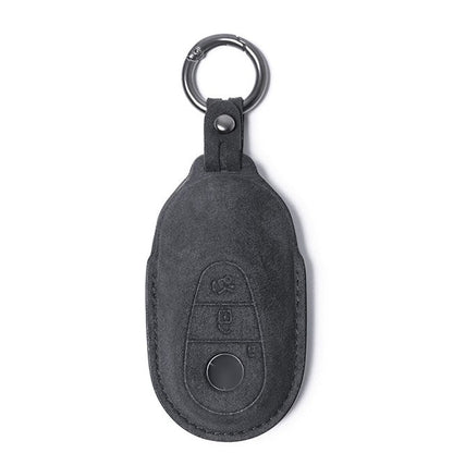 Alcantara Key Fob Cover for Mercedes-Benz C Class AMG and More