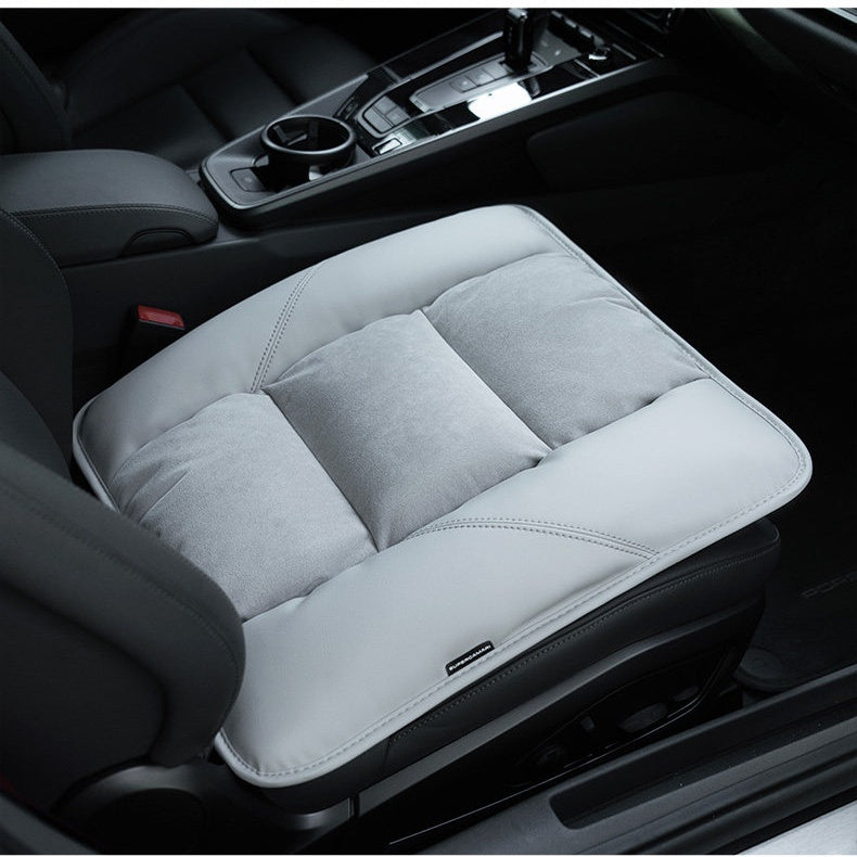 Alcantara Car Seat Cushion – Thick Warm Anti-Slip Winter Seat Pad