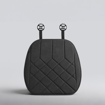 Alcantara Car Seat Cushion – Quilted Perforated Breathable Seat Pad