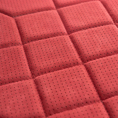Alcantara Car Seat Cushion – Quilted Perforated Breathable Seat Pad