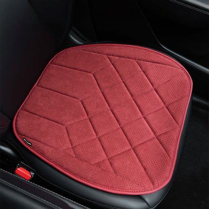 Alcantara Car Seat Cushion – Quilted Perforated Breathable Seat Pad