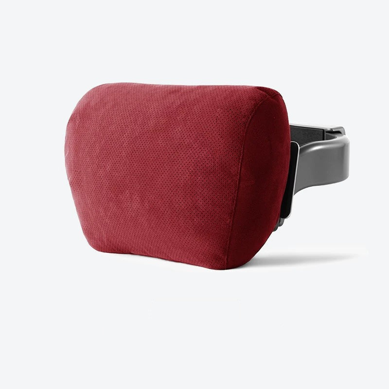 Alcantara Car Neck Pillow for Tesla Model 3/Y – Adjustable Headrest Support 8