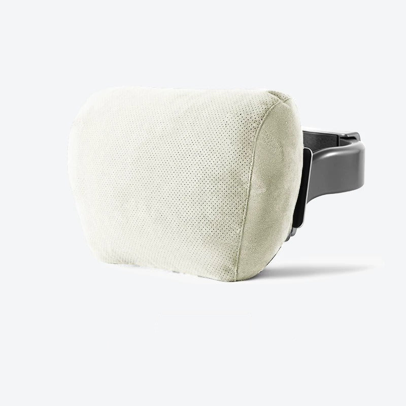 Alcantara Car Neck Pillow for Tesla Model 3/Y – Adjustable Headrest Support 9