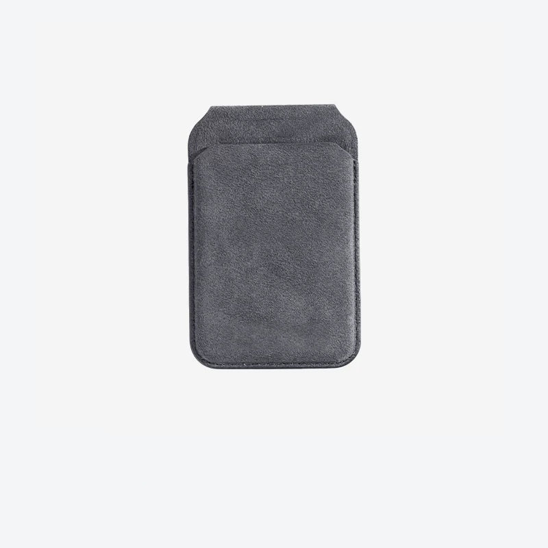 Alcantara MagSafe Card Holder for iPhone – Magnetic Wallet & Phone Stand 6