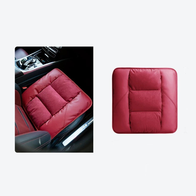 Alcantara Car Seat Cushion – Thick Warm Anti-Slip Winter Seat Pad 8