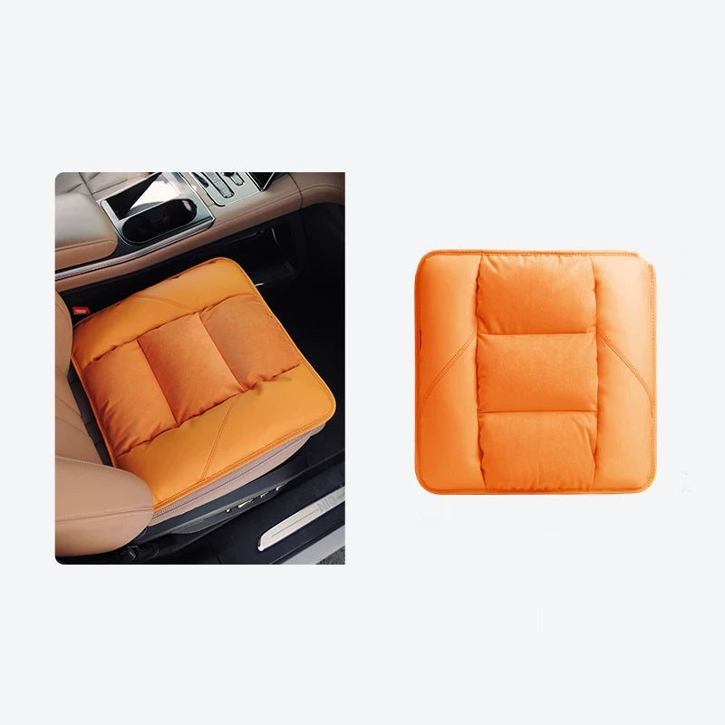 Alcantara Car Seat Cushion – Thick Warm Anti-Slip Winter Seat Pad 9