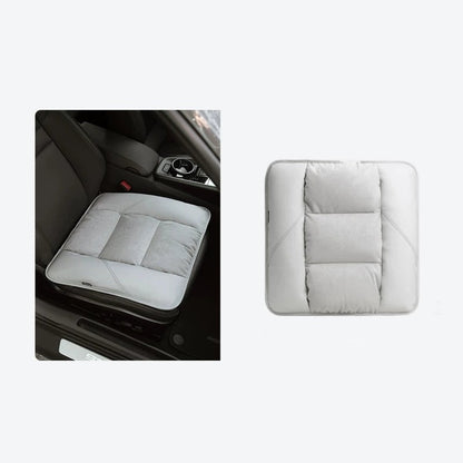Alcantara Car Seat Cushion – Thick Warm Anti-Slip Winter Seat Pad 10