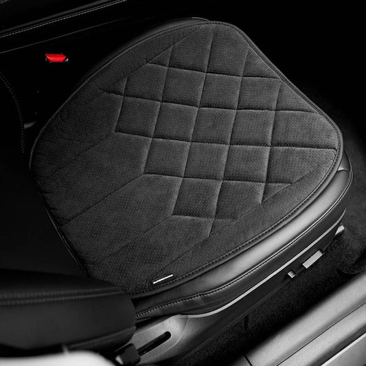 Alcantara Car Seat Cushion – Quilted Perforated Breathable Seat Pad 6