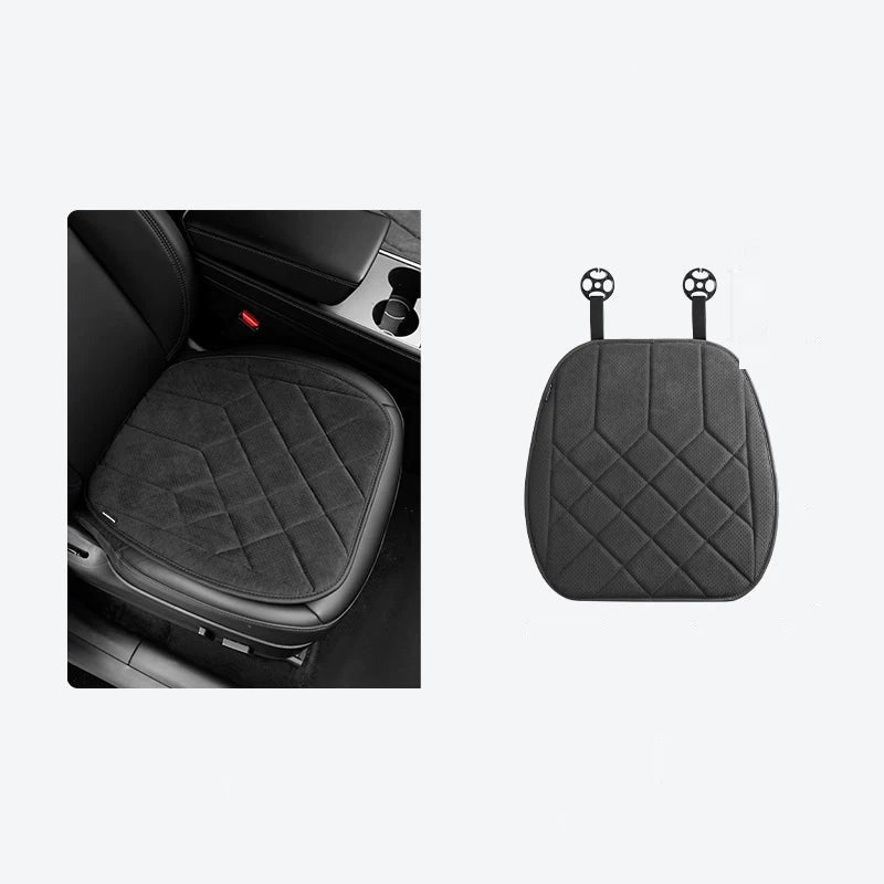 Alcantara Car Seat Cushion – Quilted Perforated Breathable Seat Pad 7