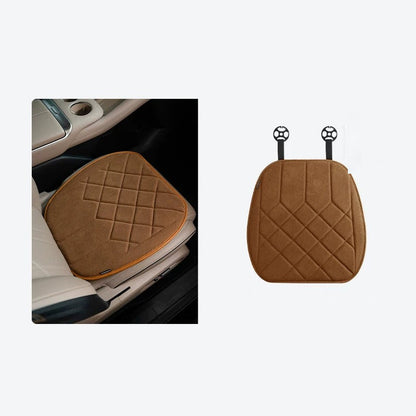 Alcantara Car Seat Cushion – Quilted Perforated Breathable Seat Pad 12