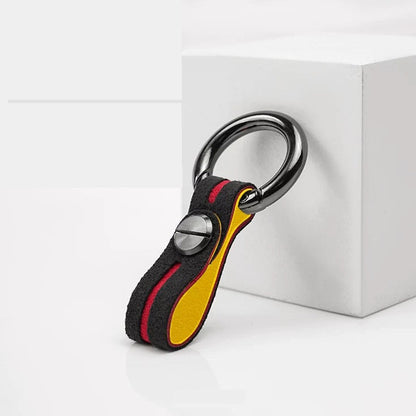 Alcantara Car Key Ring Keychain for Mercedes BMW Audi Porsche 2